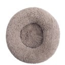 Microplys hundeseng formet som en donut Ø60 cm Blød rund seng med langt hår Åndbar og vaskbar angstdæmpende seng Komfortabel seng 14