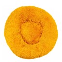 Microplys hundeseng formet som en donut Ø60 cm Blød rund seng med langt hår Åndbar og vaskbar angstdæmpende seng Komfortabel seng til små og mellemstore hunde 11