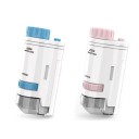 Microscop portabil pentru copii cu mărire 60–200x și iluminare LED, roz sau albastru 1
