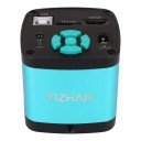Microscope numérique 4K 48 MP avec caméra HDMI et USB turquoise 1080p 60 fps objectif 1–130x et support pour la réparation de cartes de circuits 6