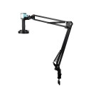 Microscopio digital 4K de 48 MP con HDMI tipo C, aumento de 150X, luz LED con control remoto y soporte plegable para inspecciones detalladas 1