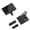 Microscópio digital com ecrã LCD de 10,1" 260X de aumento sensor HD de 2Mpx 2 luzes LED Fotografia e gravação de vídeo Controlo remoto 2