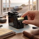 MicroSDXC-geheugenkaart 128 GB met SD-adapter 1,5 x 1,9 cm Klasse U3 V60 A2 Waterdicht en schokbestendig Zwartgoud Voor mobiel en camera 5