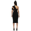 Midi-pituinen bandeau-mekko A1442 3