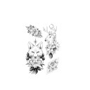 Midlertidig blomstertatovering 39