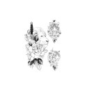 Midlertidig blomstertatovering 29