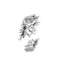 Midlertidig blomstertatovering 33
