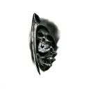 Midlertidig vandtæt tatovering 11,5 x 21 cm Grim Reaper med le Mørkt realistisk motiv Holder op til 15 dage Nem påføring Kropstatovering 1