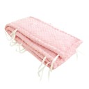 Miękki ochraniacz do łóżeczka dziecięcego długości 120 cm elastyczny wypełniony pas z sznurkami do związania na obłożenie szczebelków od wewnętrznej strony 9