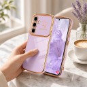 Miękki pokrowiec na Samsung Galaxy S26+ ze falistymi krawędziami i ochroną aparatu PC i TPU Elastyczny pokrowiec na telefon Samsung S26 8