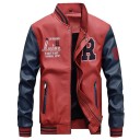 Miesten baseball-nahkatakki J2038 2