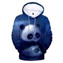 Miesten collegepaita panda-kuviolla 2