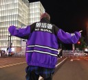 Miesten heijastintakki violetti 4