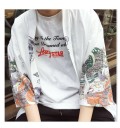 Miesten japanilaistyylinen takki kuvioinnilla J2041 3