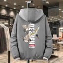 Miesten kevät/syksy hupullinen takki S45 2