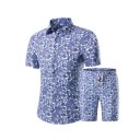 Miesten muotisetti - Paita ja shortsit J3370 7