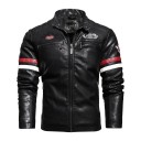 Miesten nahkainen biker-takki 2