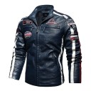 Miesten nahkainen biker-takki 2