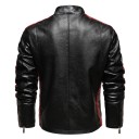 Miesten nahkainen biker-takki 4