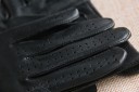Miesten nahkaiset vapaa-ajankäsineet - Musta 4