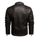 Miesten nahkatakki F1058 2