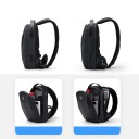 Miesten olkalaukku USB-portilla T371 4