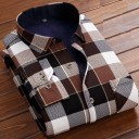 Miesten ruudullinen paita F762 3