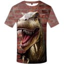 Miesten T-paita 3D-painatuksella - Dinosaurus 1