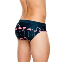 Miesten uimapuku flamingoilla 2