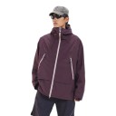 Miesten vedenpitävä ja tuulenpitävä takki hupulla ja korkealla vetoketjukauluksella, jossa on sivutaskut vetoketjulla ja väljä 4