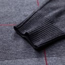 Miesten vetoketjullinen neulepusero F205 4