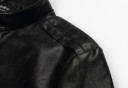 Miesten ylellinen biker-takki - Musta 10