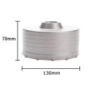 Miez de foraj 130×70 mm coroană goală din metal pentru forarea găurilor de mari dimensiuni în materiale de construcție 2
