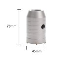 Miez de foraj 45×70 mm coroana goală din metal pentru forarea precisă a găurilor în materiale de construcție 2