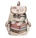 Mignon sac à dos pour femmes avec un chat 10
