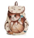 Mignon sac à dos pour femmes avec un chat 11