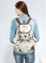 Mignon sac à dos pour femmes avec un chat 7