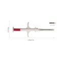 Mikrochip para animais 20 unid. no aplicador Chip EM4305 FDX-B 134,2 kHz ISO 11784/11785 1,4 x 8 mm Para cães e gatos e animais de produção 3