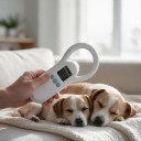 Mikrochips-Scanner für Tiere Fonkan FS20 Bluetooth und USB Speicher 500 Aufzeichnungen FDX-B und EMID ISO 11784/85 Bildschirm 3,66 cm Weiß Für Hunde 4