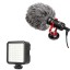 Mikrofon do aparatu ze światłem LED 1