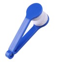 Mikroszálas szemüvegtisztító szivacs A lencse mindkét oldalának egyidejű tisztítása Műanyag karok párnákkal Fül a felfüggesztéshez Méretek 7 x 3