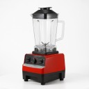 Mikser stołowy 2 w 1 2000 W Z dużym pojemnikiem i młynkiem do suchych surowców Regulacja prędkości Czerwony Do smoothie i napojów mrożonych Robot 6