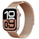 Milano-hihna 46 mm Apple Watch Series 10 ja 11 varten Metallinen magneettihihna, jossa on portaattomasti säädettävä pituus Tyylikäs 10