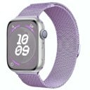 Milanskt armband 38 mm 40 mm 41 mm för Apple Watch serie 1–9 SE SE2 Ultra Metalliskt magnetiskt band med smidig längdjustering Elegant 4