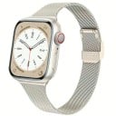 Milánsky remienok 38 mm 40 mm 41 mm pre Apple Watch rady 1–9 SE SE2 Ultra Kovový pásik so sponou na zapínanie Elegantné oceľové 13