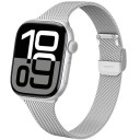 Milánsky remienok 42 mm pre Apple Watch Series 10 a 11 Kovový pásik s pevným prackou na utiahnutie a zapnutie Elegantné tkané oceľové prevedenie 9