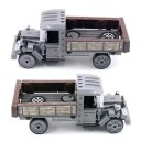 Militærlastbil 15 cm pansret bil 2. verdenskrig Metalmodel af en historisk transporter Samlerobjekt militær replika 2