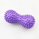 Minge de masaj dublă cu proeminențe pentru stimularea picioarelor, spatelui și atașamentelor musculare, dimensiuni 15 x 7,5 x 7,5 cm, diverse 5
