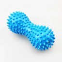 Minge de masaj dublă cu proeminențe pentru stimularea picioarelor, spatelui și atașamentelor musculare, dimensiuni 15 x 7,5 x 7,5 cm, diverse 1