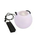 Minge LED luminoasă cu schimbare de culori diametru 8 cm alimentare CR1620 comutator cu buton minge de balansare pentru exerciții dans și distracție 1